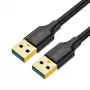 UGREEN US128 Cavo USB 3.0 da connettore maschio A a connettore maschio A 2m nero