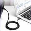 UGREEN US135 cavo USB 2.0 A-B, placcato oro, 2 m, nero