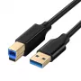 UGREEN US210 cavo USB 3.0 A a B, 2 m, nero
