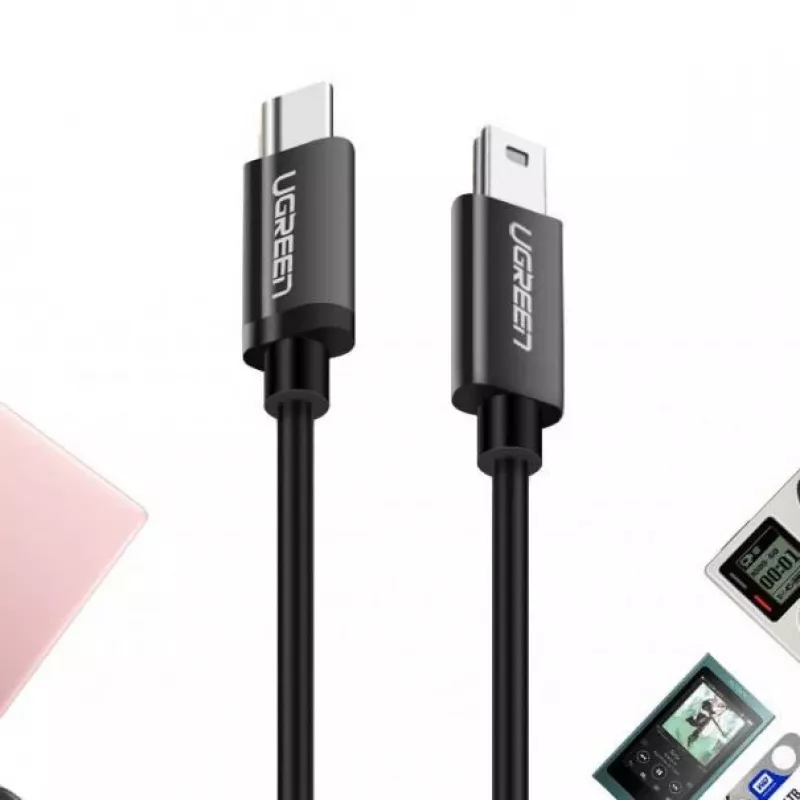 UGREEN US242 Cavo USB-C a Mini USB 1m nero