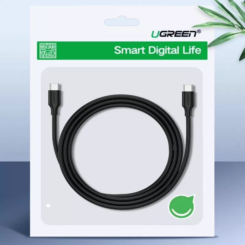 UGREEN US286 Cavo USB-C a USB-C 1m nero - PD QC 3A 480Mbps