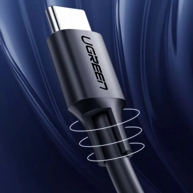 UGREEN US286 Cavo USB-C a USB-C 1m nero - PD QC 3A 480Mbps