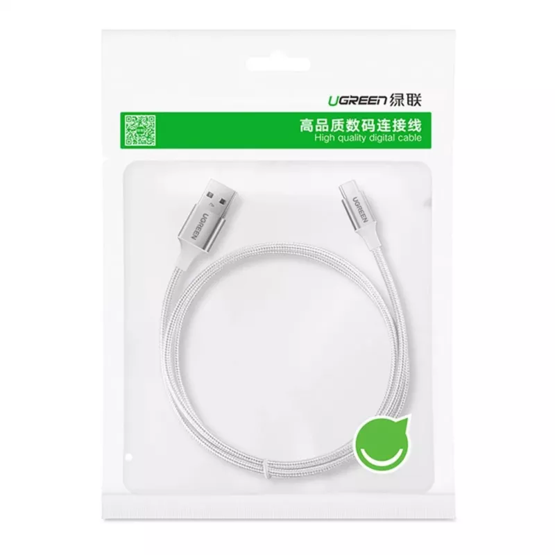 UGREEN US288 cavo USB-A a USB-C QC 3.0 3A 1m bianco