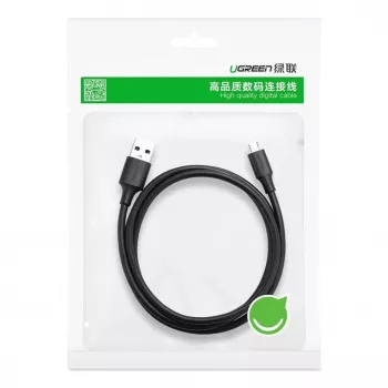 UGREEN US289 cavo Micro USB / USB-A 0,25m - nero