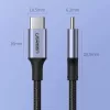 Cavo UGREEN US316 USB-C a USB-C 100W 5A 480Mbps 1,5m grigio