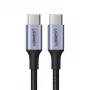 Cavo UGREEN US316 USB-C a USB-C 100W 5A 480Mbps 1,5m grigio