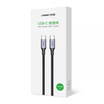 Cavo UGREEN US316 USB-C a USB-C 100W 5A 480Mbps 1m nero