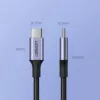 Cavo UGREEN US316 USB-C a USB-C 100W 5A 480Mbps 1m nero