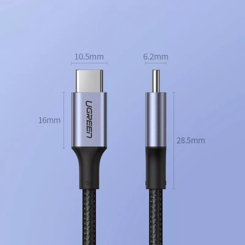 Cavo UGREEN US316 USB-C a USB-C 100W 5A 480Mbps 1m nero