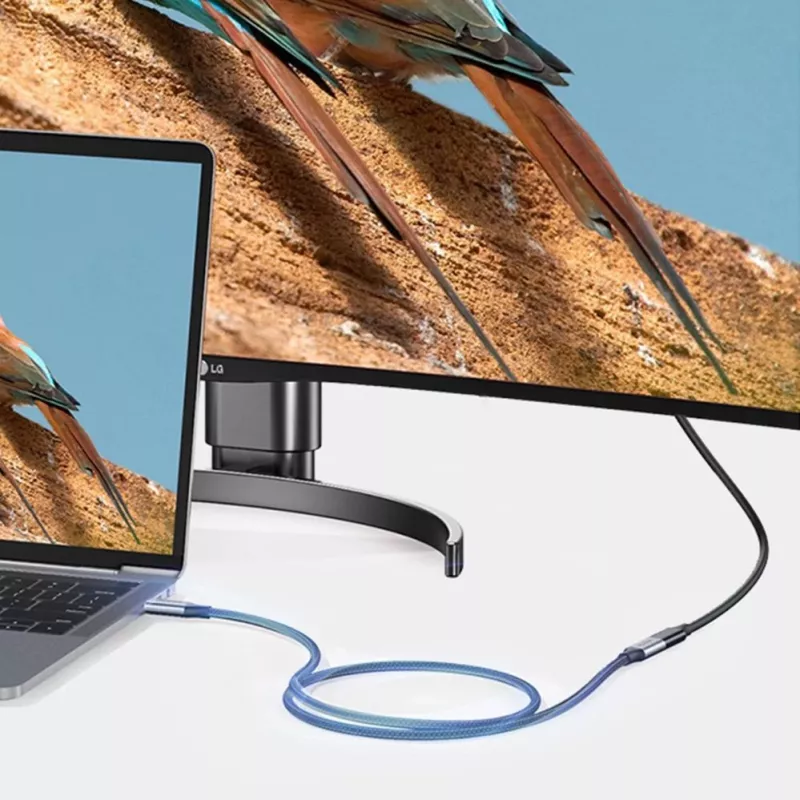 UGREEN US372 Cavo USB-C a USB-C 100W 5A 10Gbps 0,5m grigio