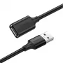 UGREEN Cavo prolunga USB 2.0 – connettore maschio A a connettore femmina A, trasferimento dati 480Mbps – 2M