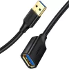 UGREEN Cavo di prolunga USB 3.0 3m nero connettore maschio su connettore femmina SuperSpeed 5Gbps