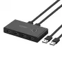 Ugreen USB 3.2 Gen 1 Switch Box Hub USB a 4 porte per due computer Nero (US216 30768)