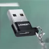 Adattatore UGREEN connettore maschio USB-A a connettore femmina USB-C (nero)