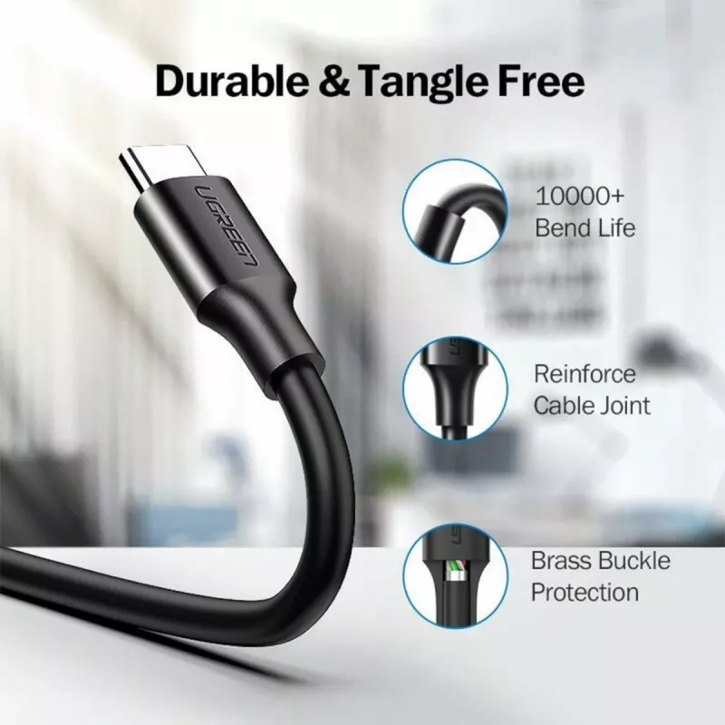UGREEN cavo USB-A su USB-C 3.0 1m nero