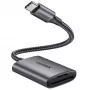UGREEN Lettore di Schede USB-C - Space Gray, SD & Micro SD, 5 Gbit/s