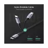 UGREEN Cavo di ricarica USB-C a USB-C 100W in nylon intrecciato 2m nero