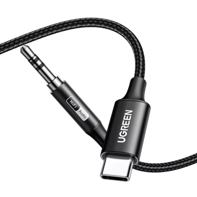 UGREEN cavo audio USB Type-C a 3,5 mm AUX 2M - nero