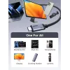 UGREEN Cavo USB4 USB-C a USB-C 240W 40Gbps 16K@60Hz 80Gbps compatibile Thunderbolt 4 1m nylon intrecciato