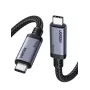 UGREEN Cavo USB4 USB-C a USB-C 240W 40Gbps 16K@60Hz 80Gbps compatibile Thunderbolt 4 1m nylon intrecciato