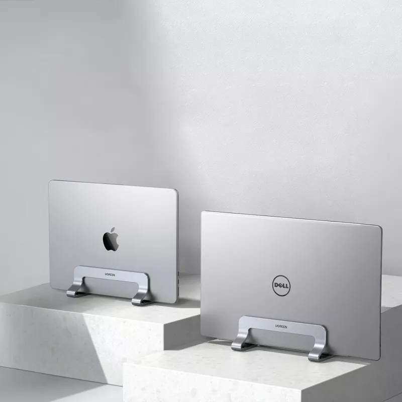 UGREEN Supporto verticale per laptop in alluminio con slot estensibile