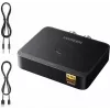 UGREEN 55545 Ricevitore audio Bluetooth 6.0 LDAC Hi-Res con uscita AUX da 3,5 mm e 2x RCA, nero