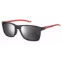 Under Armour Occhiali da sole bambino UA7002S268F6T - nero opaco, lenti grigie, 56 mm