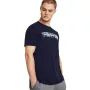 Under Armour uomo Camo Chest Stripe maglietta a maniche corte Navy Blue