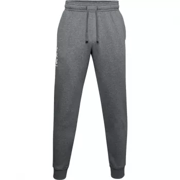 Under Armour Uomo Rival Fleece 3Logo Pantaloni della tuta Pitch Gray Light Heather / Black Taglia S