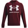 Under Armour Rival Fleece Big Logo HD felpa uomo Barn Red