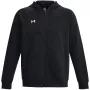 Under Armour Rival Fleece Full-Zip Hoodie uomo nero