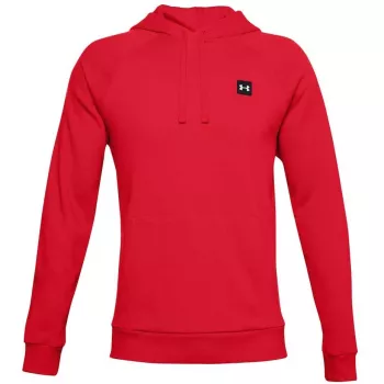 Under Armour Felpa con cappuccio Rival Fleece uomo rossa 1357092 600
