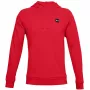 Under Armour Felpa con cappuccio Rival Fleece uomo rossa 1357092 600