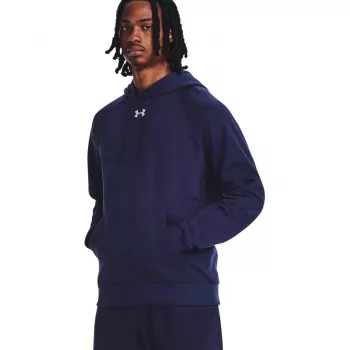 Felpa con cappuccio Under Armour Rival Fleece Navy Blue 1379757 410 L