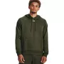 Under Armour Rival Felpa con cappuccio in pile olive