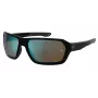 Under Armour UARECON807G4W Occhiali da sole sportivi uomo - montatura nera opaca, lenti grigie polarizzate, 64/17/125 mm