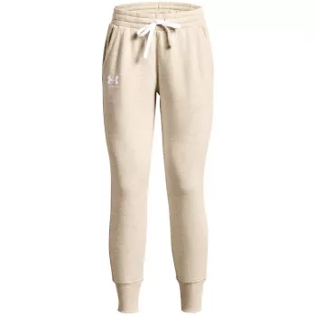 Under Armour pantaloni Rival Fleece donna crema XL