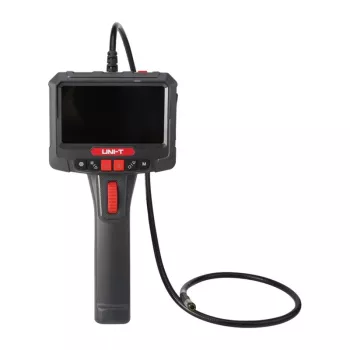UNI-T UT663B-2m Endoscopio industriale con schermo IPS 4,3 pollici, sonda 5,5 mm IP67, camera 1080P, cavo semirigido 2 m, 6 luci LED, batteria ricaricabile 2600 mAh