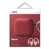 Uniq Nexo custodia per AirPods 3 + ganci in silicone per orecchie - rosso