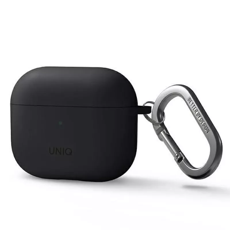 UNIQ Nexo custodia per AirPods 3 con ear hook in silicone - grigio