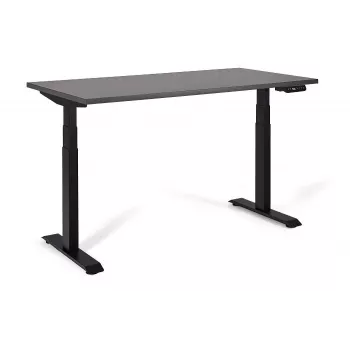 UNIQUE ACTIVE I Scrivania elettrica regolabile in altezza 140x70 cm nero