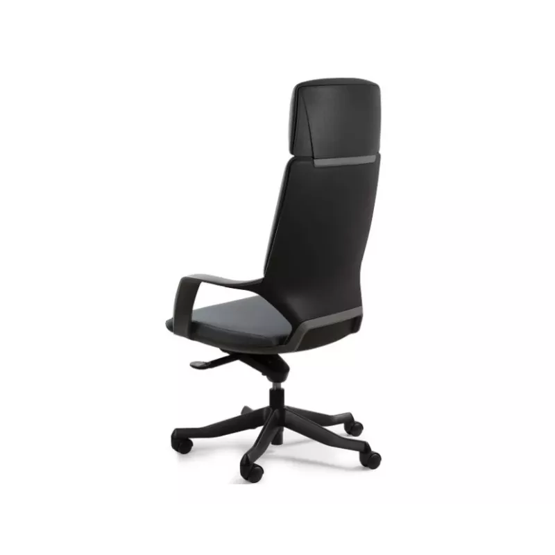 UNIQUE Apollo BL417 Sedia da ufficio – Grigio ardesia/Nero