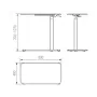 UNIQUE LAPTOP DESK scrivania/tavolo regolabile in altezza nero