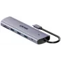 Unitek Hub USB 3.0 4 porte con cavo 30cm, grigio