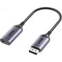 UNITEK Adattatore DisplayPort 1.4 a HDMI 2.1, 8K@60Hz, attivo, alluminio