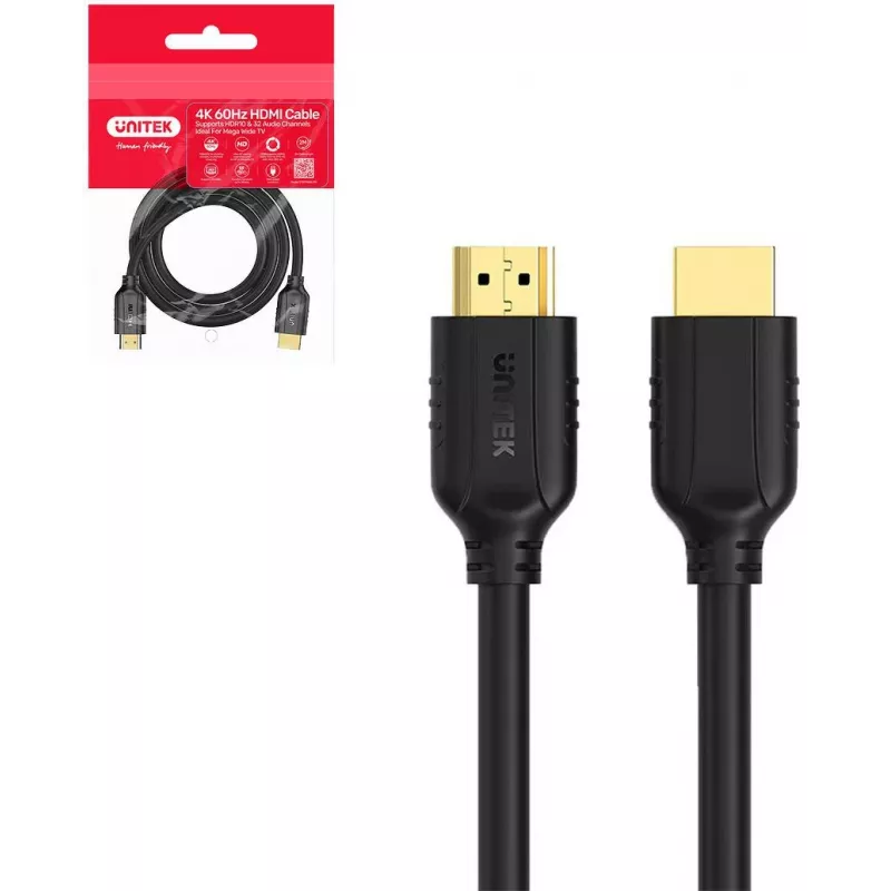 UNITEK Cavo HDMI 2.0 0,3 m 4K 60Hz HDR ARC