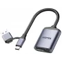 UNITEK Lettore di schede SD4.0 / Micro SD4.0 2in1 USB 3.0 Type-A nero