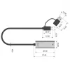 UNITEK Adattatore USB-A/C 3.1 Gen 1 a RJ45 2.5 Gigabit Ethernet U1313C