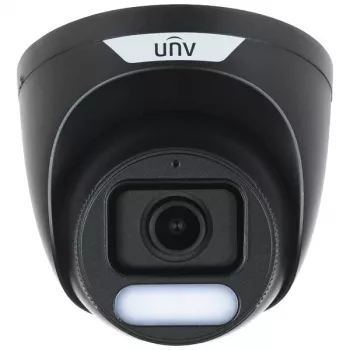 UNIVIEW IPC3624LE-ADF28K-WP-BLACK Telecamera IP Bullet IR 4MP con obiettivo 2,8mm, Wise-ISP, IP67, IK10, nera
