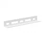 UP UP W-2-31-11CC canalina per gestione cavi, 800x140x100, bianco